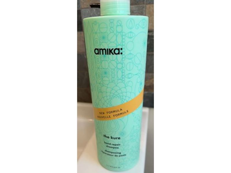 Amika The Kure Bond Repair Shampoo, 33.8 fl oz/1L