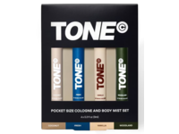 Tone Pocket Size On The Go Cologne Set, 0.3 fl oz/9 mL, 4 Count - thumbnail 1