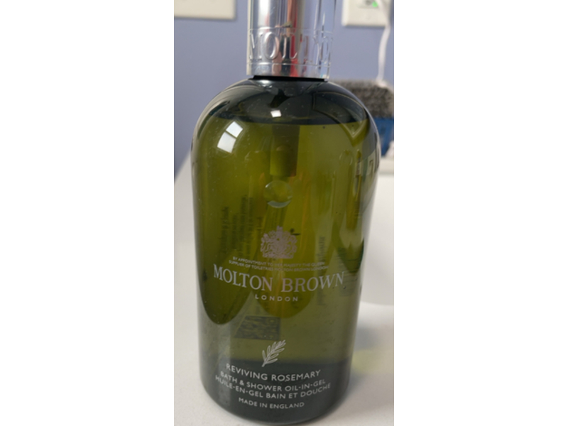 Molton Brown London Bath & Shower Oil In Gel, Reviving Rosemary, 10 fl oz/300 mL