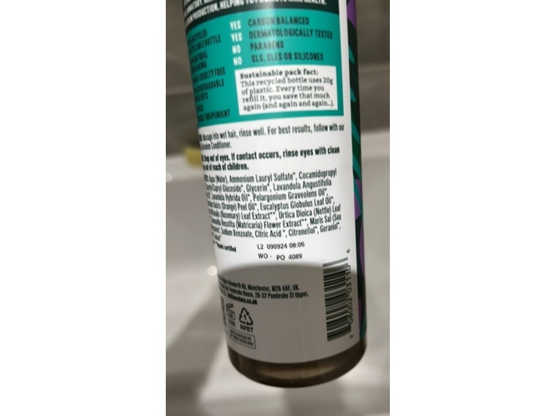 Faith In Nature Balancing Shampoo, 10.1 fl oz/300 mL