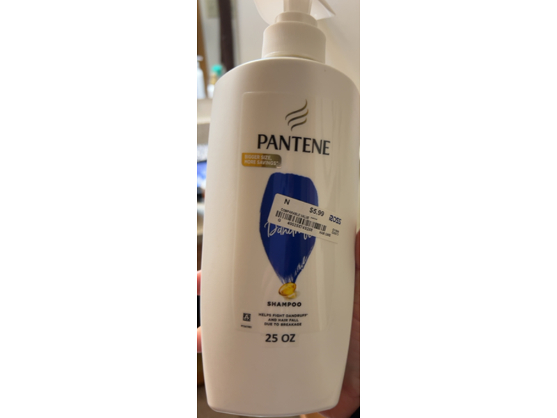 Pantene Anti Dandruff Shampoo, 25 oz/750 mL