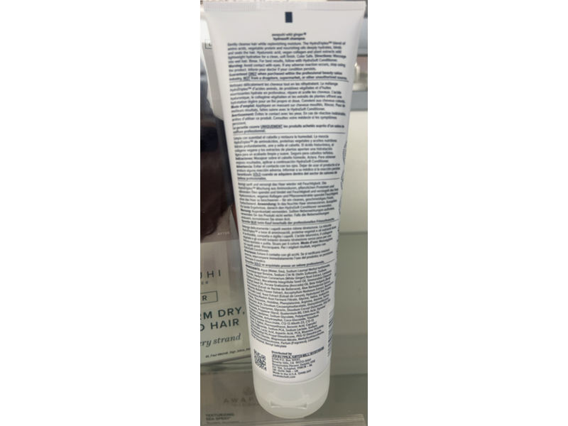 Paul Mitchell Awapuhi Wild Ginger Hydrasoft Shampoo, 8.5 fl oz/250 mL