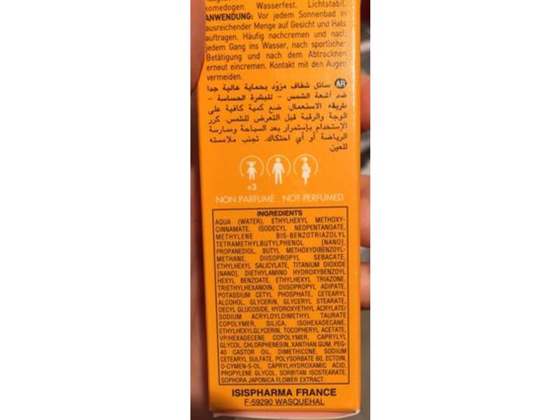 Isispharma Uveblock Fluide Iinvisible , SPF 50+, 40 mL