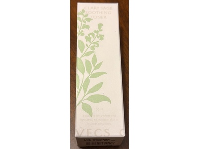 Vecs Gardenia Soothing Toner, Clary Sage, 30 mL