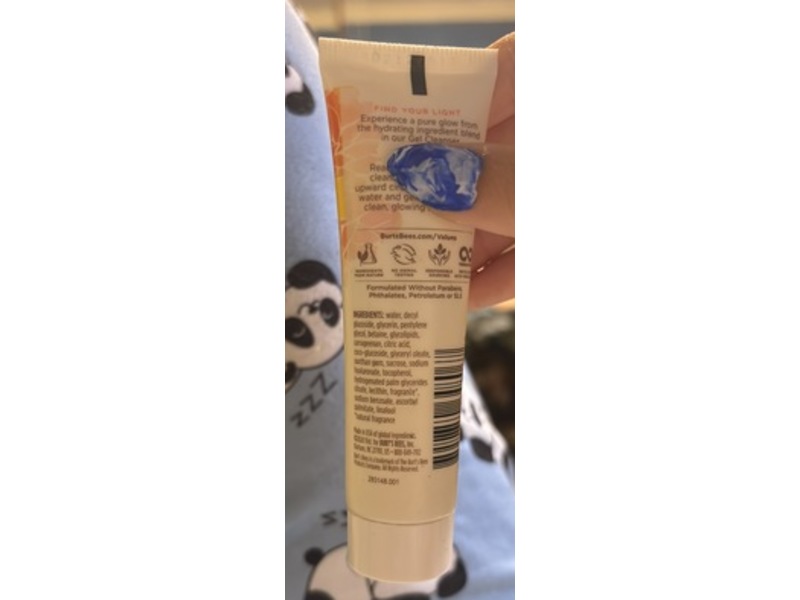 Burt's Bees Truly Glowing Gel Cleanser, 1 oz/2.3 g