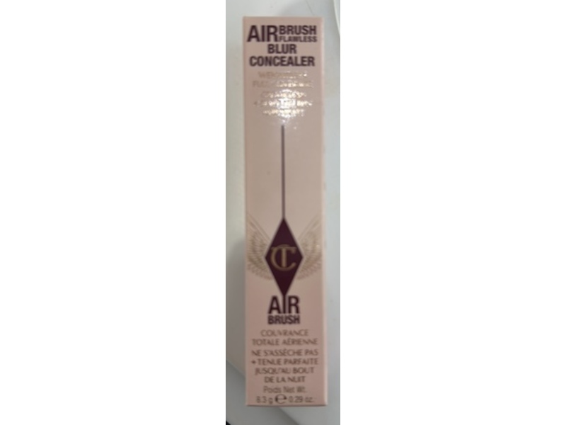 Charlotte Tilbury Air Brush Flawless Blur Concealer, 3 Fair, 0.29 oz/8.3 g
