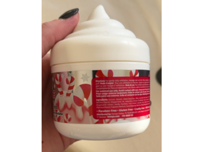 Hempz Limited Edition Holiday Sugar Scrub, Candy Cane Lane, 4 oz/110 g