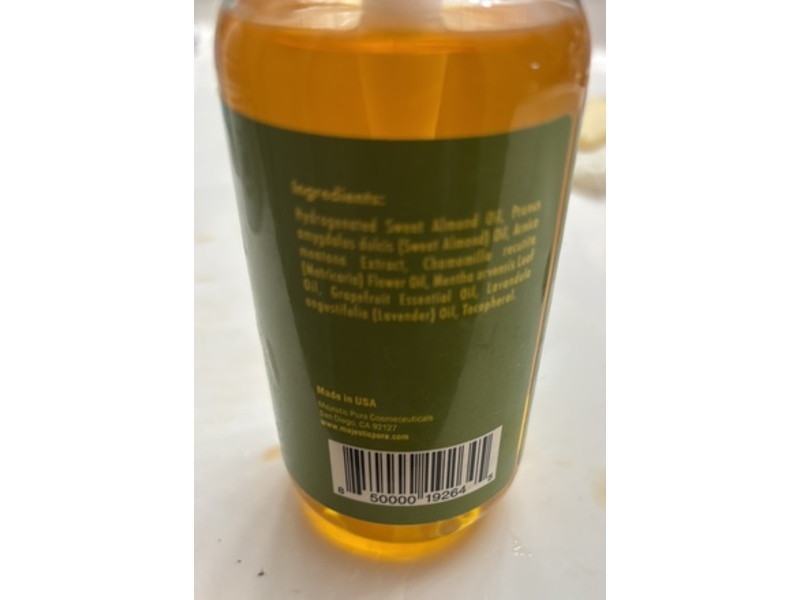 Majestic Pure Sore Muscle Massage Oil, 8 fl oz/236 mL