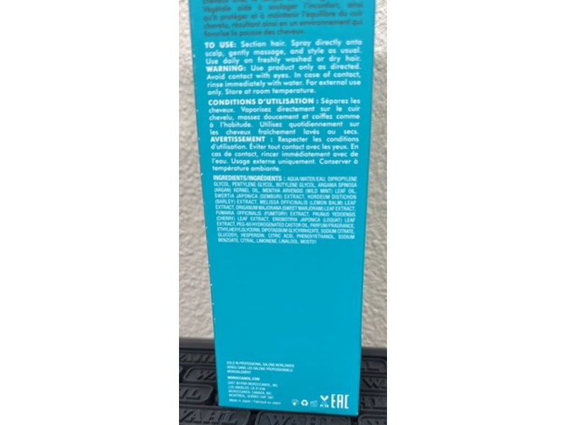 Morocconoil Revitalizing Scalp Tonic, 3.4 fl oz/100 mL
