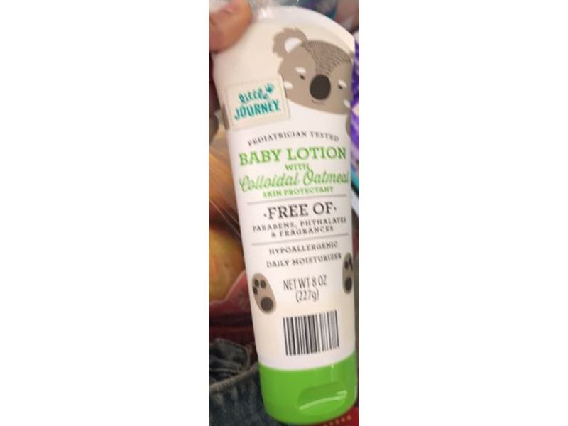 Little Journey Baby Lotion, Colloidal Oatmeal, 8 oz/277 g