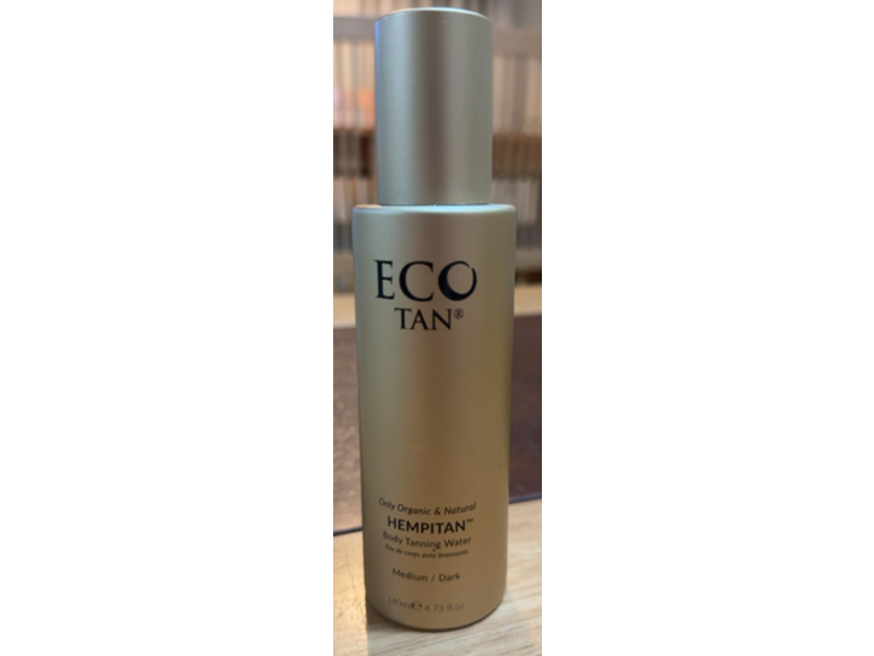 Eco Tan Body Tanning Water, Hempitan, Medium/Dark, 4.73 fl oz/140 mL