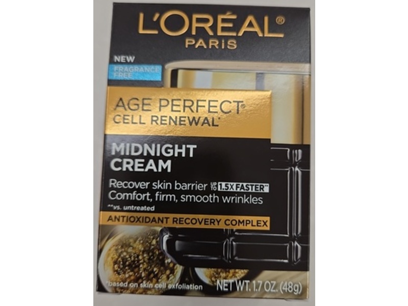 L'Oreal Paris Age Perfect Midnight Cream, 1.7 fl oz/48 g