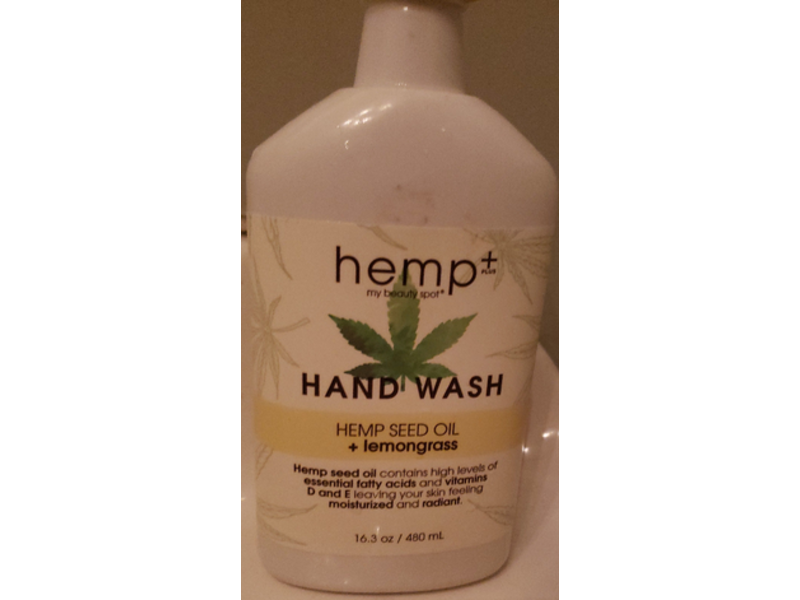 My Beauty Spot Hemp Hand Wash, Seed Oil + Lemongrass, 16.3 fl oz/480 mL