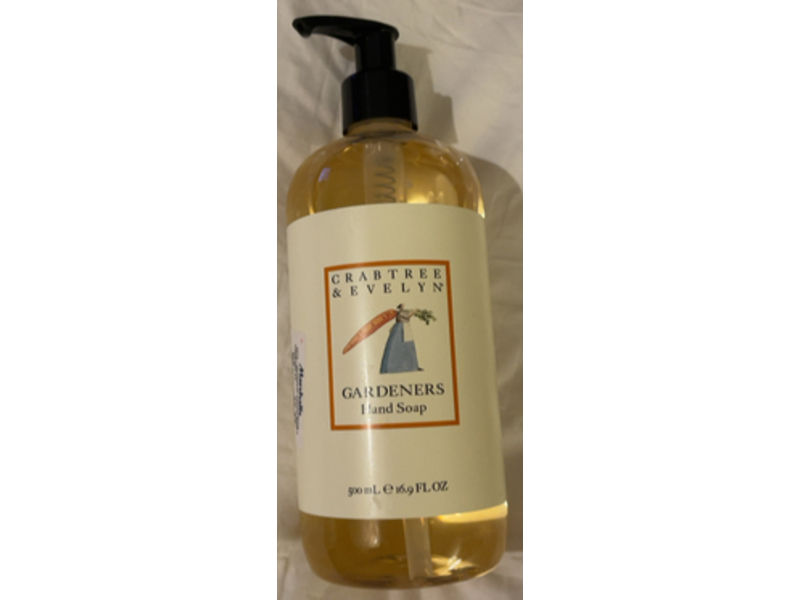 Crabtree & Evelyn Gardeners Hand Soap, 16.9 fl oz/500 mL