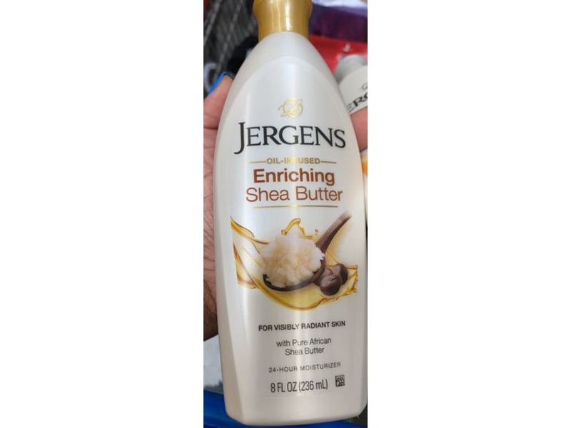 Jergens Enriching Moisturizer, Shea Butter, 8 fl oz/236 mL