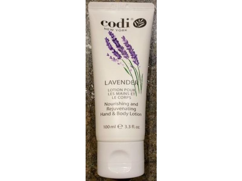 Codi Nourishing And Rejuvenating Hand & Body Lotion, Lavender, 3.3 fl oz/100 ml