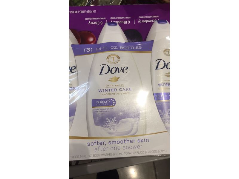 Dove winter care Nourishing Body Wash, 24 fl oz. pack of 3