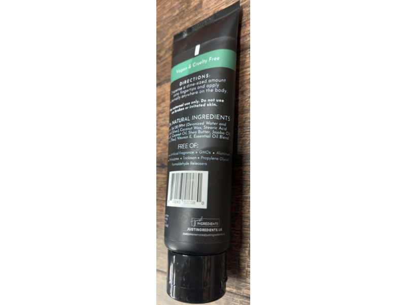 Just Ingredients Body Lotion, Mountain Pine, 3.4 oz/96 g, Pack Of 2