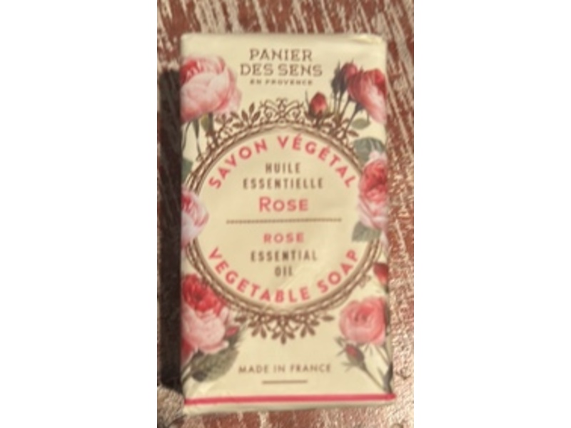 Panier Des Sens Vegetable Soap, Rose, 5.3 oz/150 g, 2 Pack