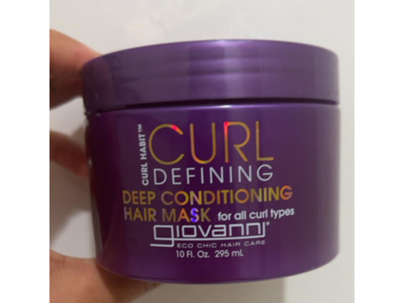 Giovanni Curl Habit Curl Defining Deep Conditioning Hair Mask, 10 fl oz/295 mL