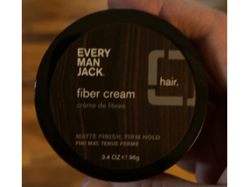Every Man Jack Matte Finish Firm Hold Fiber Cream, 3.4 oz/96 g