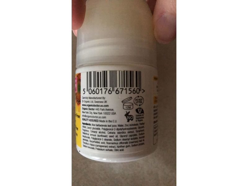 Dr. Organic Vitamin E Deodorant, 50 mL