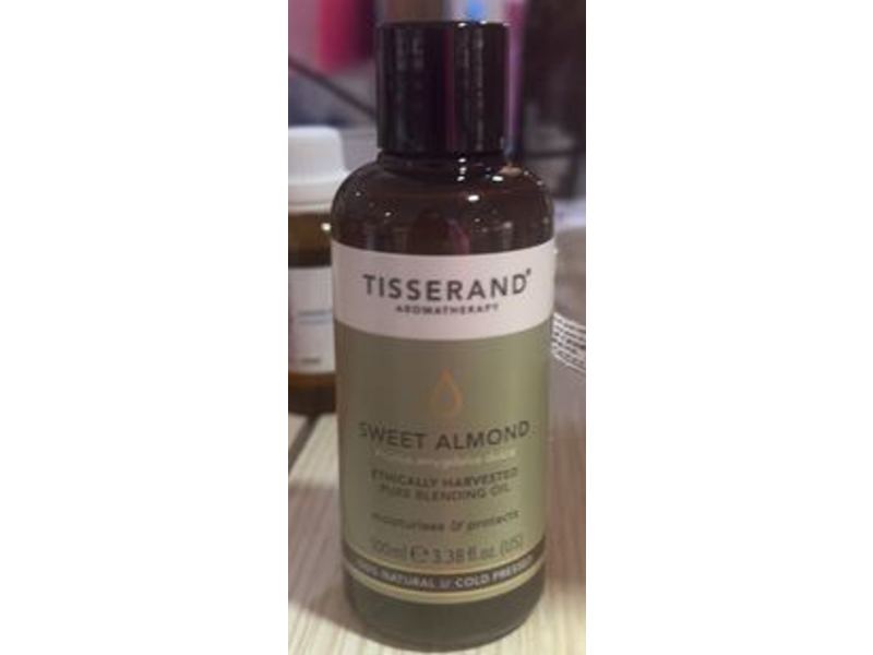 Tisserand Ethically Harvested Pure Blending Oil, Sweet Almond, 3.38 fl oz/100 mL
