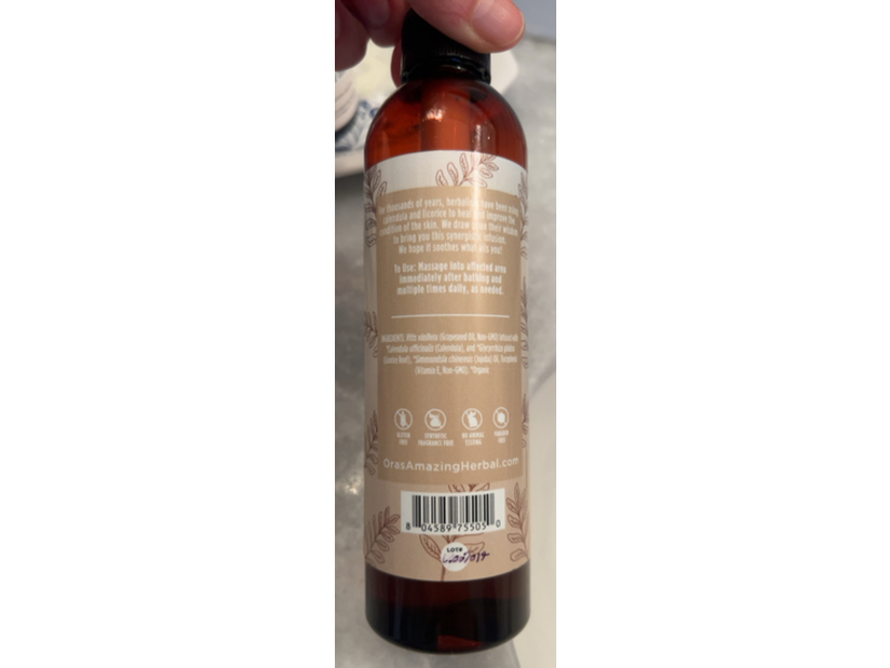 Ora's Amazing Herbal Calendula Oil, 7.5 oz/212 g