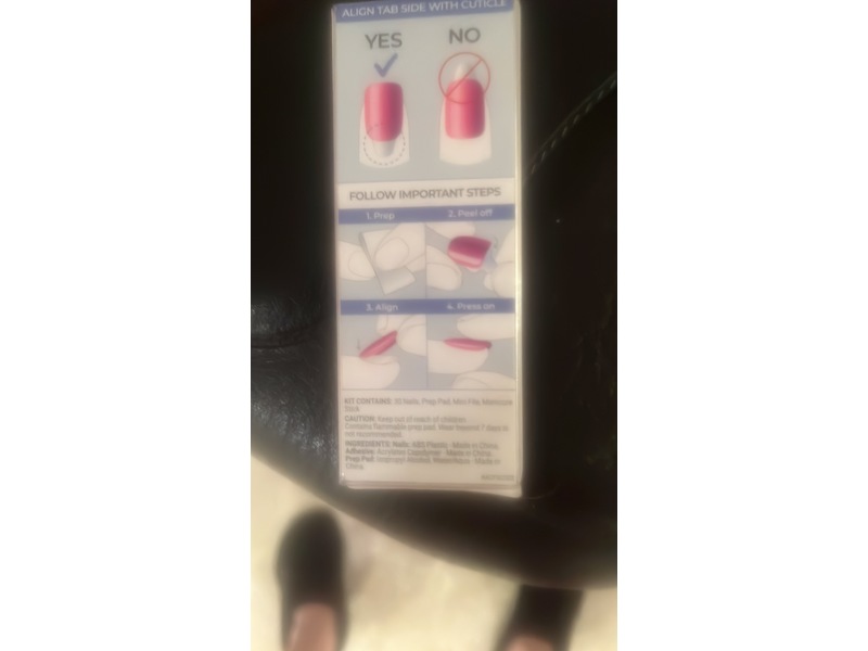 Color FX By Impress The No Glue Mani Kit, The Weekends, 30 Count