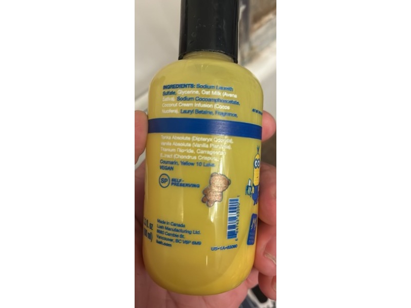 Lush Illumination's Minions Shower Cream, Bananaaa, 3.3 fl oz/100 mL