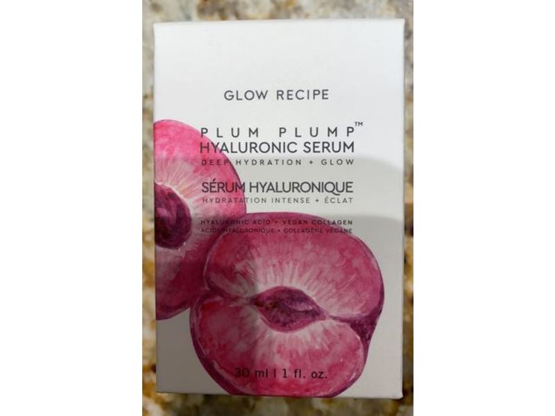 Glow Recipe Hyaluronic Serum, Plum Plump, 1 fl oz/30 mL