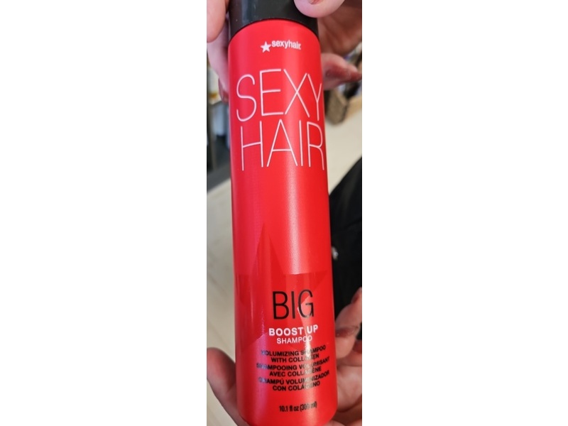 Sexy Hair Big Boost Up Volumizing Shampoo, Collagen, 10.1 fl oz/300 mL