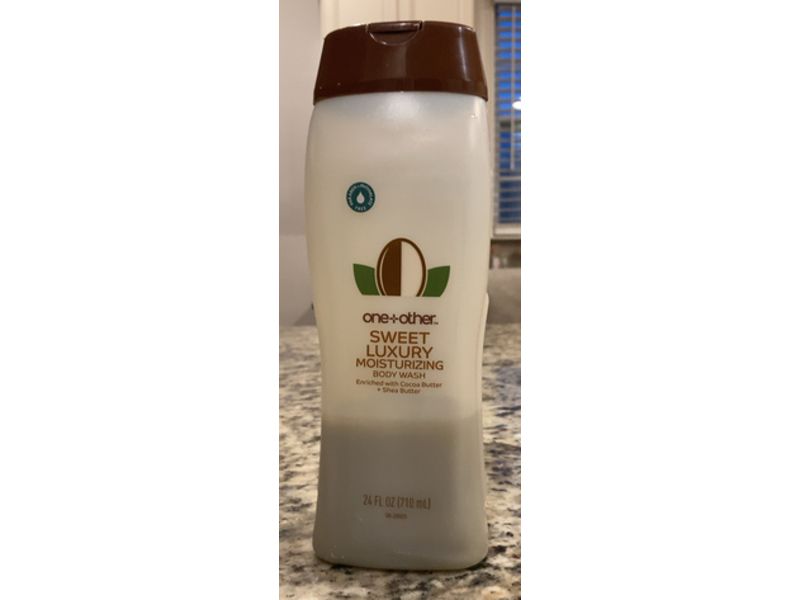 One+Other Sweet Luxury Moisturizing Body Wash, Cocoa Butter+Shea Butter, 24 fl oz/710 mL