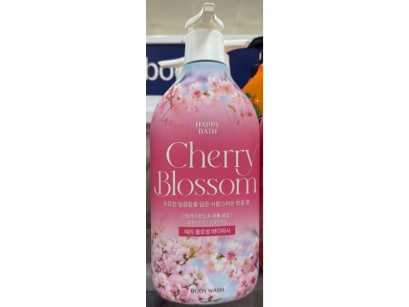 Happy Bath Body Wash, Cherry Blossom, 31.74 oz/900 g