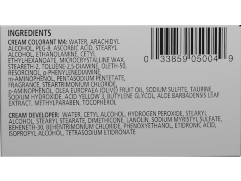 Bigen Ez Hair & Beard Permanent Color, M4 Dark Brown, 2.82 oz/80 g, 3 Pack