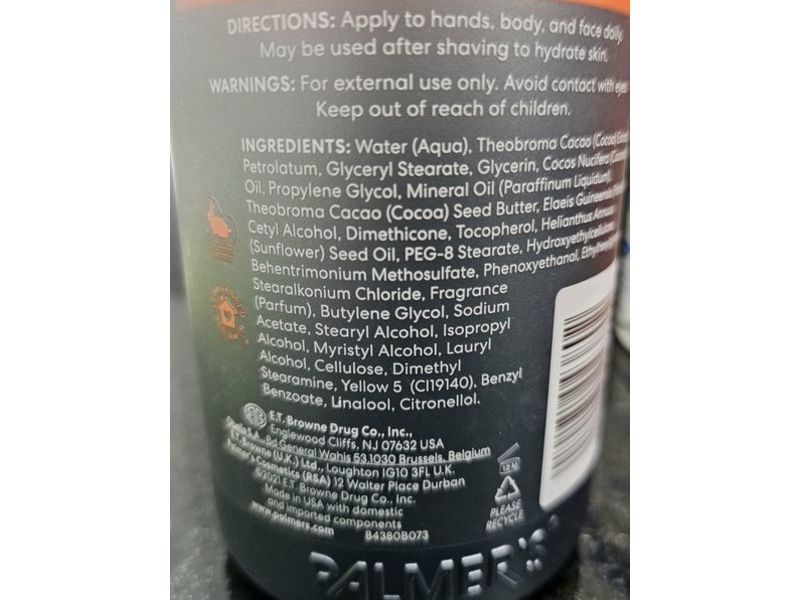 Palmer's Cocoa Butter Formula Men's 3-In-1 Lotion, Vitamin E, 33.8 fl oz/1 L