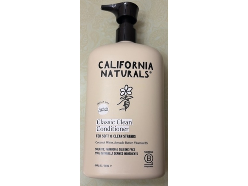 California Naturals Classic Clean Conditioner, Toasted Coconut, 20 fl oz/591 mL