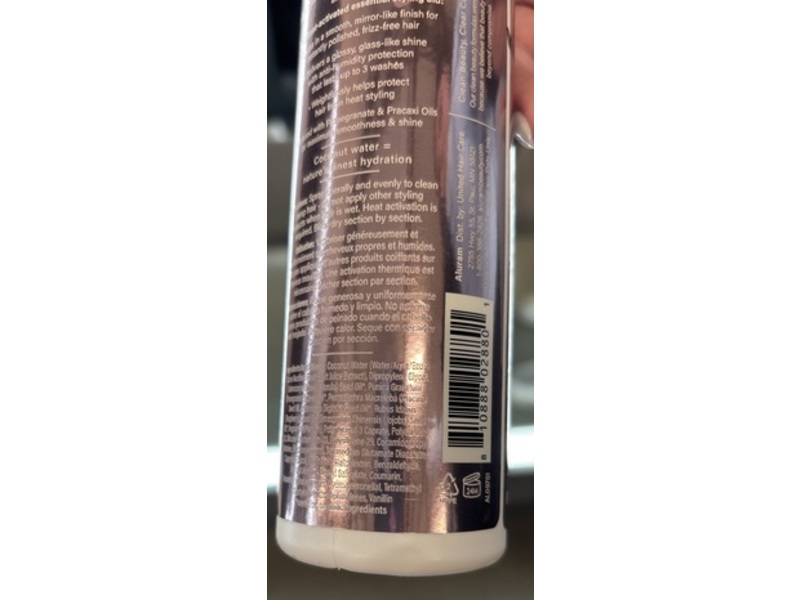 Aluram Clean Beauty High Shine Anti-Frizz Blowout Spray, 8 fl oz/237 mL