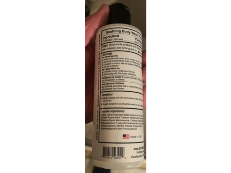 DermaSolve Soothes Eczema & Rashes Body Washes, 8 oz/240 mL, Pack Of 2