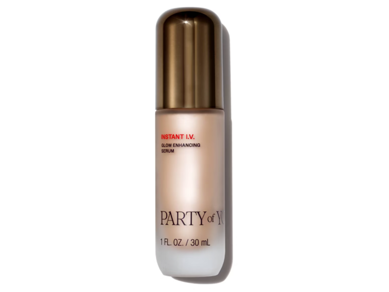 Party Of You Instant I V Glow Enhancing Face Serum, 1 fl oz/30 mL