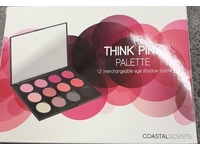 Coastal Scents Eyeshadow Palette, Think Pink, 0.56 fl oz/15.6 g - thumbnail 2