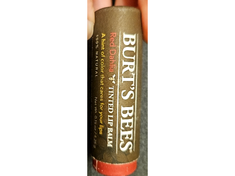 Burt's Bees Tinted Lip Balm, Red Dahlia,