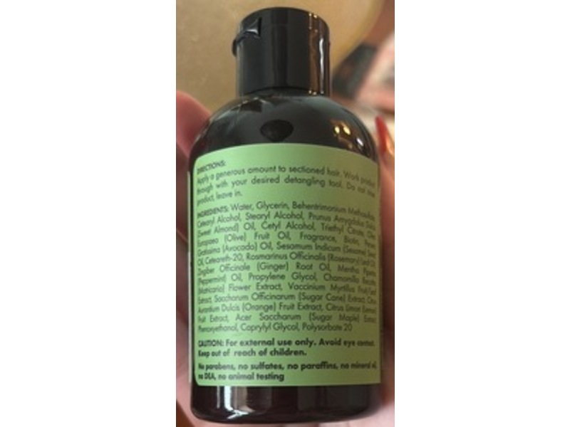 Mielle Strengthening Leave-In Conditioner, Rosemary Mint, 3.2 fl oz/95 mL