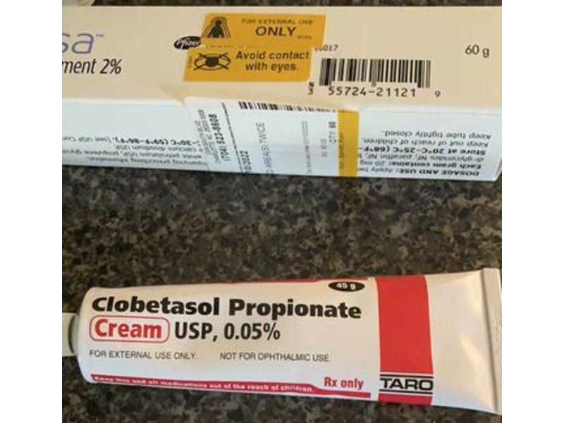 Clobetasol Propionate Cream USP 0.05%, 45 g, Taro Pharmaceuticals (RX)