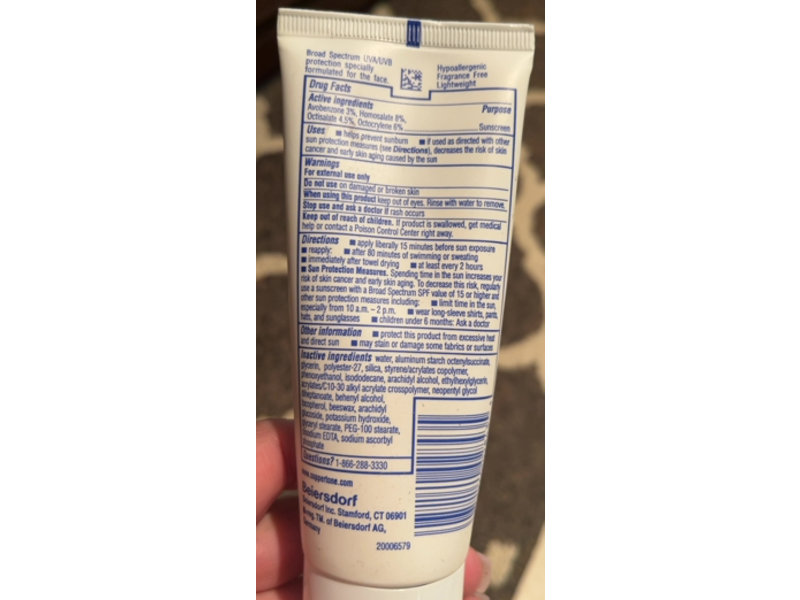 Coppertone Face Sunscreen, SPF 30, 3 fl oz/88 mL