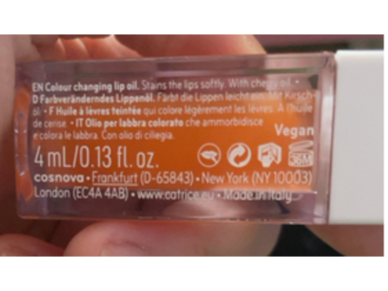 Catrice Glossin Glow Tinted Lip Oil, 30-Glow For The Show, 0.13 fl oz/4 mL