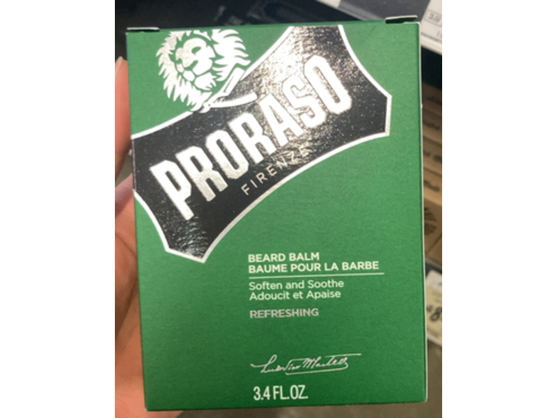 Proraso Refreshing Beard Balm, 3.4 fl oz/100 mL