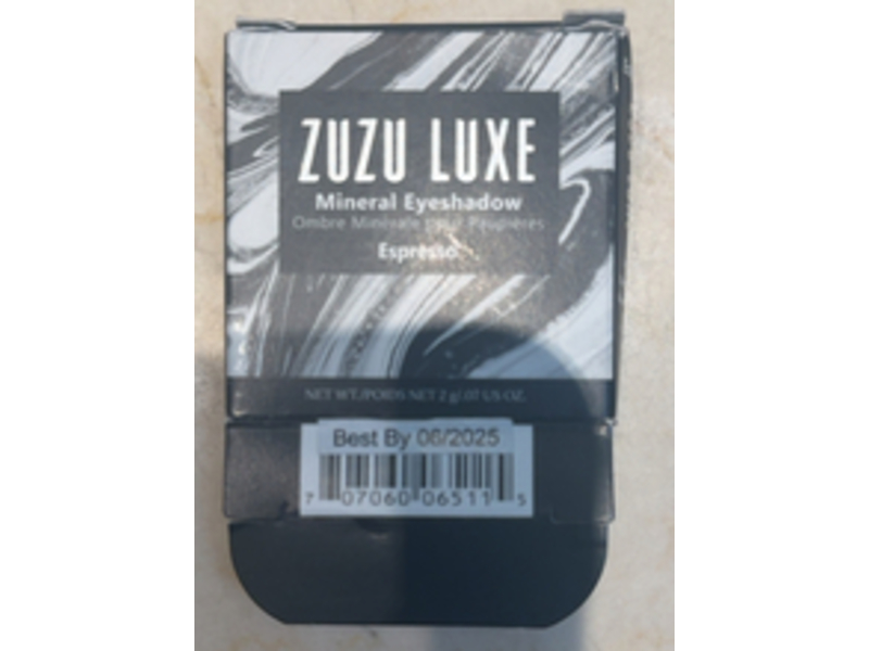 Zuzu Luxe Mineral Eyeshadow, Espresso, 0.07 oz/2 g