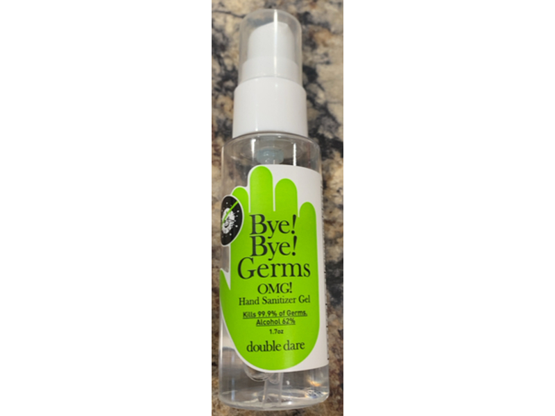 Double Dare Bye Bye Germs OMG Hand Sanitizer Gel, 1.7 oz