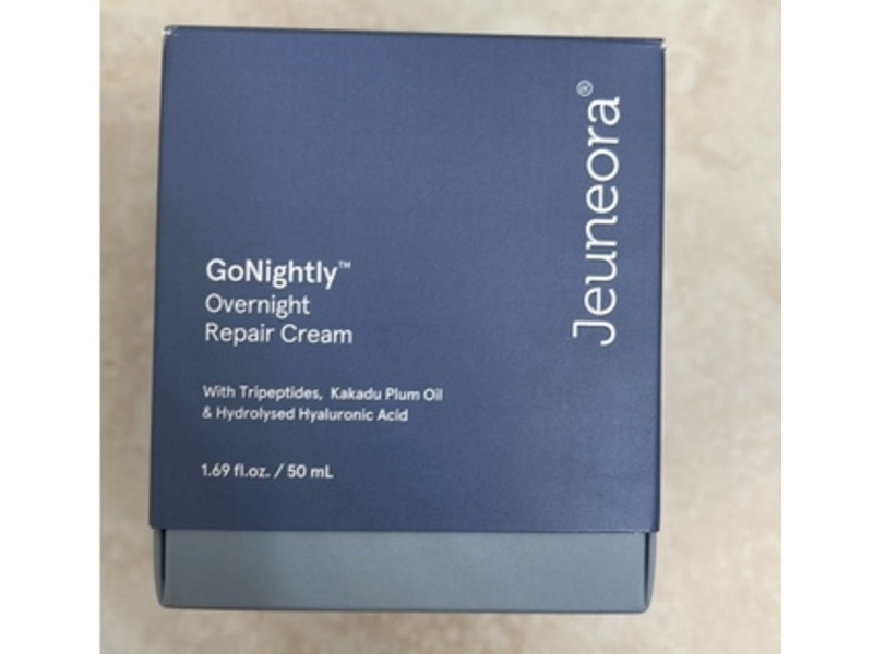 Jeuneora GoNightly Overnight Repair Cream, 1.69 fl oz/50 mL